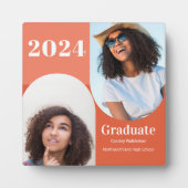 Plaque Photo Arch Orange Keepsaké Deux Diplômes Photo (Devant)