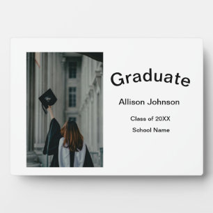 Plaque Photo arch photo moderne élégante simple fête de graduat