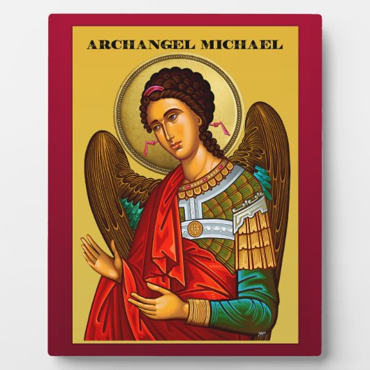 Plaque Photo Archange Michel (Devant)