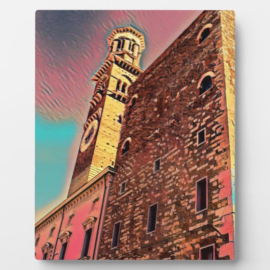 Plaque Photo Architecture en Italie (Devant)