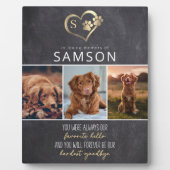 Plaque Photo Ardoise Préféré Bonjour Au revoir le plus difficil (Devant)