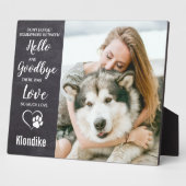 Plaque Photo Ardoise Rustique Souvenir de Photo pour la Perte d (Côté)