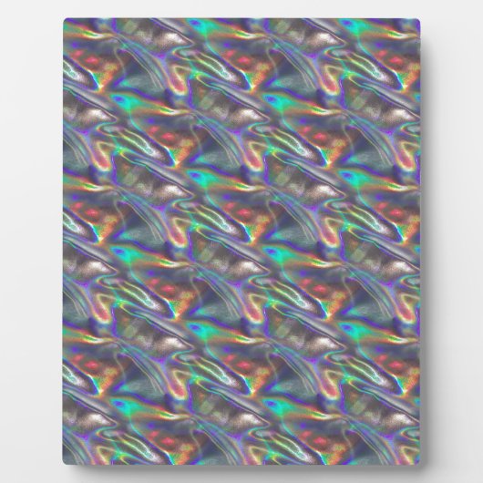 Plaque Photo argent holographique (Devant)