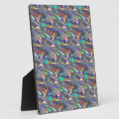 Plaque Photo argent holographique (Côté)