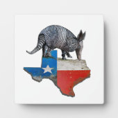 Plaque Photo Armadillo du Texas (Devant)