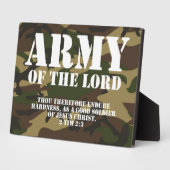 Plaque Photo Armée du Seigneur (Côté)