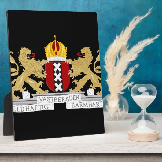 Plaque Photo Armoiries d'Amsterdam (Côté)