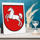 Plaque Photo Armoiries de Basse-Saxe (Allemagne) (Côté)