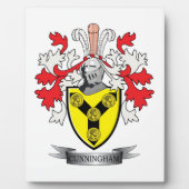 Plaque Photo Armoiries de Cunningham Family Crest (Devant)