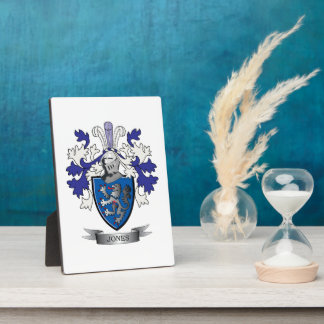 Plaque Photo Armoiries de Jones