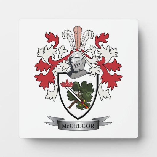 Plaque Photo Armoiries de McGregor Family Crest (Devant)
