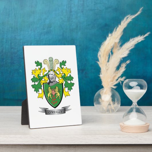 Plaque Photo Armoiries d'O'Reilly (Côté)