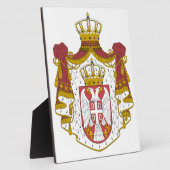 Plaque Photo Armoiries serbes de Grb Srbije (Côté)