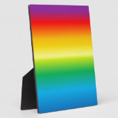 Plaque Photo arrière - plan arc-en-ciel (Côté)