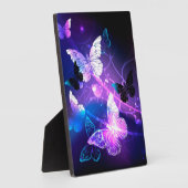 Plaque Photo Arrière - plan avec papillons de nuit (Côté)