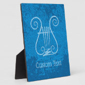 Plaque Photo Arrière - plan Blue Lyre (Côté)