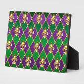 Plaque Photo Arrière - plan de bijoux Mardi Gras (Côté)