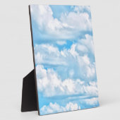 Plaque Photo Arrière - plan Festive Happy Sunny Nuages (Côté)