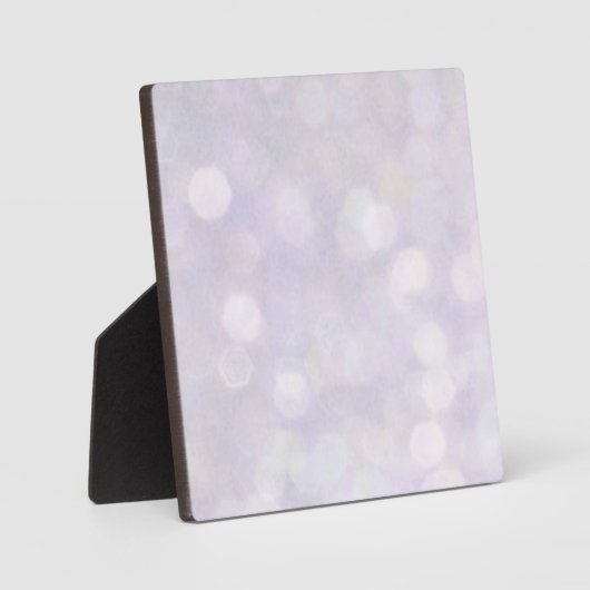 Plaque Photo Arrière - plan - Lumières Lavender Bokeh (Recto)