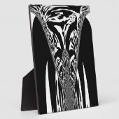 Plaque Photo Art Abstrait africain (Côté)