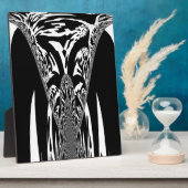 Plaque Photo Art Abstrait africain (Côté)