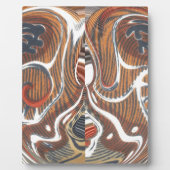 Plaque Photo Art Abstrait africain (Devant)