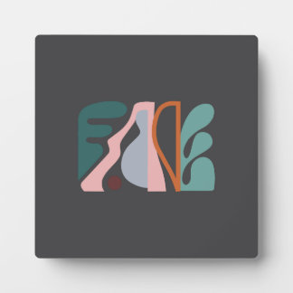 Plaque Photo Art Abstrait un
