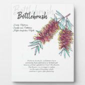 Plaque Photo Art botanique autochtone australien (Devant)