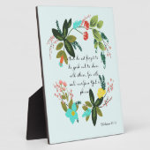 Plaque Photo Art chrétien cool - Hébreux 13:16 (Côté)