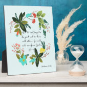 Plaque Photo Art chrétien cool - Hébreux 13:16 (Côté)