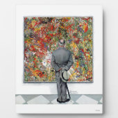 Plaque Photo Art Connoisseur by Norman Rockwell (Devant)