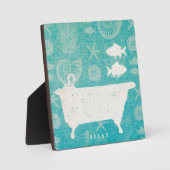 Plaque Photo Art côtier | Baignoire plate (Recto)