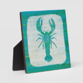 Plaque Photo Art côtier | Homard d'Aqua (Recto)