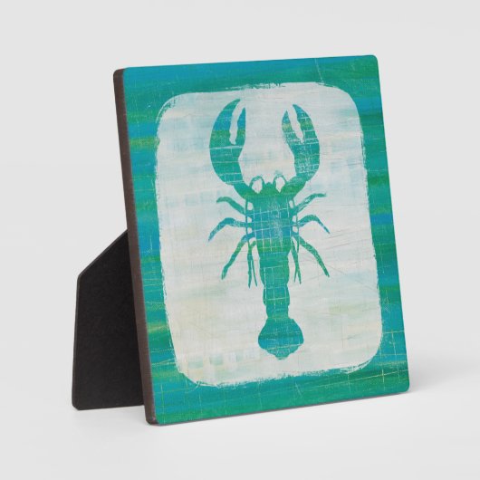 Plaque Photo Art côtier | Homard d'Aqua (Recto)