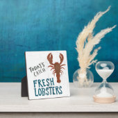 Plaque Photo Art côtier | Homards frais (Insitu)