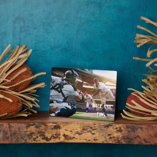 Plaque Photo Art Décor Plaque-Baseball (Côté)