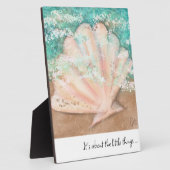 Plaque Photo Art et devis Seashell (Côté)
