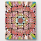 Plaque Photo Art inspiré par l'Afrique Imprimé- Design géométri (Devant)