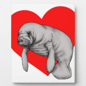 Plaque Photo art manatee (Devant)