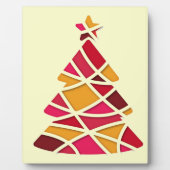 Plaque Photo Art moderne élégant sapin de Noël (Devant)