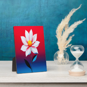 Plaque Photo Art moderne minimaliste des fleurs