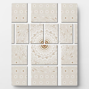 Plaque Photo Art Motif Africain Traditionnel Motif Motif Mosaïq