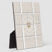 Plaque Photo Art Motif Africain Traditionnel Motif Motif Mosaïq (Côté)