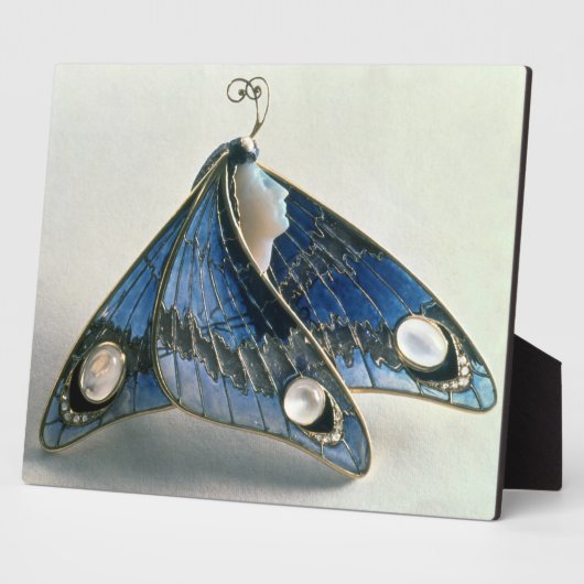 Plaque Photo Art Nouveau pendentif sous forme de papillon, c.19 (Côté)