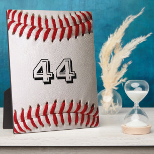 Plaque Photo Art personnalisé de numéro de baseball – Photo de