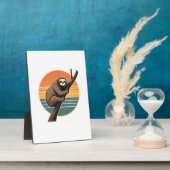 Plaque Photo Art suspendu rétro de vecteur de coucher de soleil (Côté)