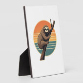 Plaque Photo Art suspendu rétro de vecteur de coucher de soleil (Côté)