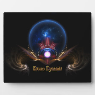 Plaque photo articulée d'art fractal dynamique Kro