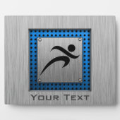 Plaque Photo Aspect métallique brossé en cours d'exécution (Devant)