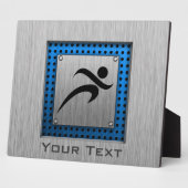 Plaque Photo Aspect métallique brossé en cours d'exécution (Côté)